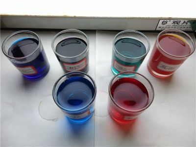 Acid dye liquid photos